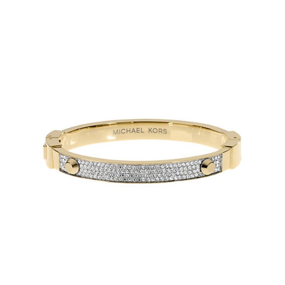 Michael Kors Crystal Pavé Astor Stud Bangle Bracelet - Picture 1 of 2